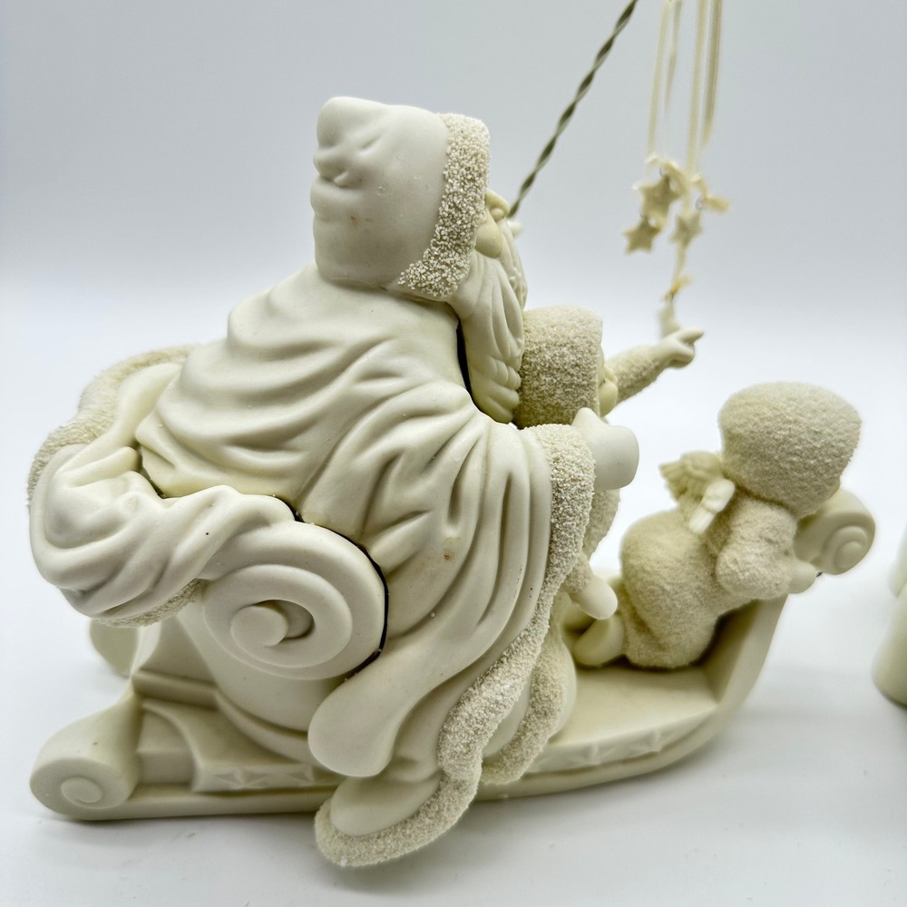 Dept 56 Snowbabies Jack Frost A Sleigh Ride Through the Stars Set - Picture 9 of 13